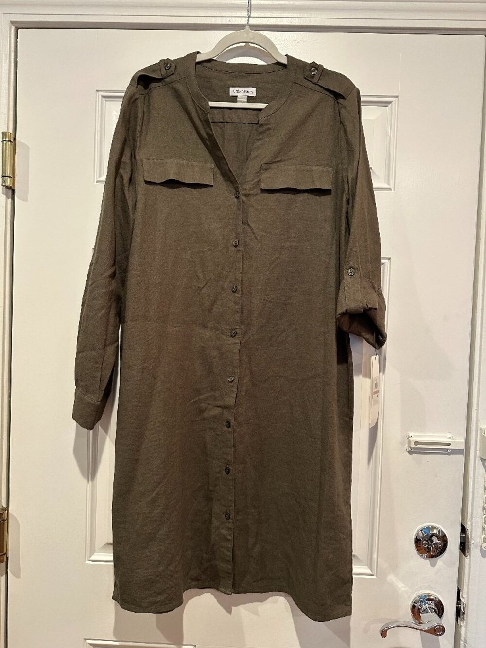 Calvin Klein Linen/viscose dress